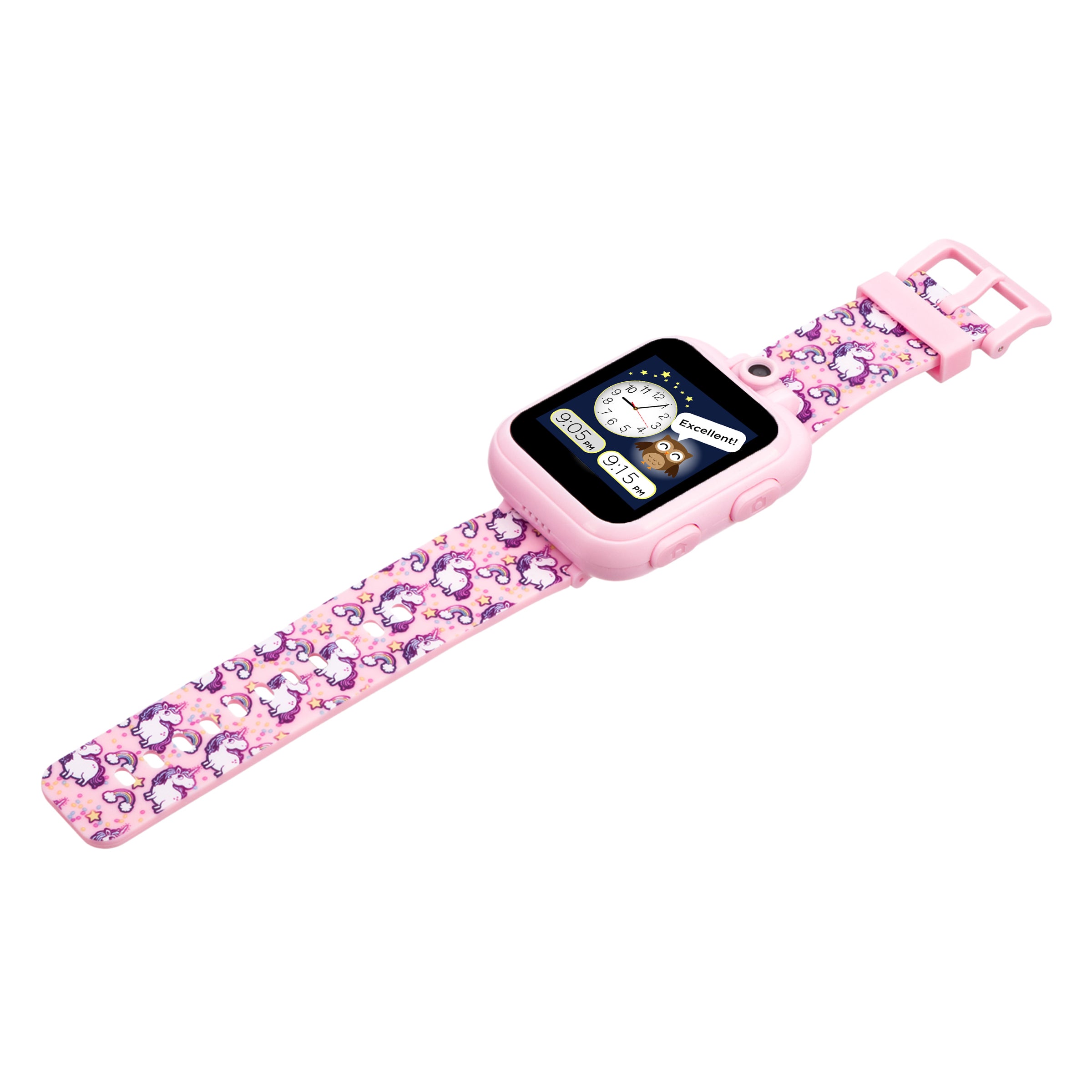 PlayZoom 2 Kids Smartwatch & Earbuds Set: Pink Unicorn Print